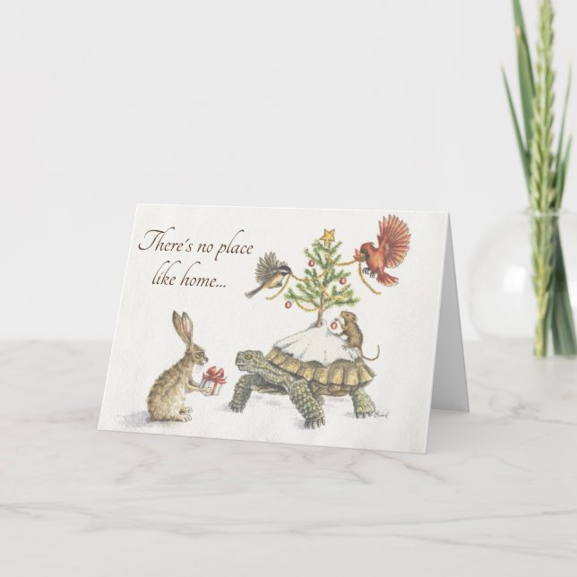 Carte Pas d'endroit comme chez soi pour les vacances ! (Devant)