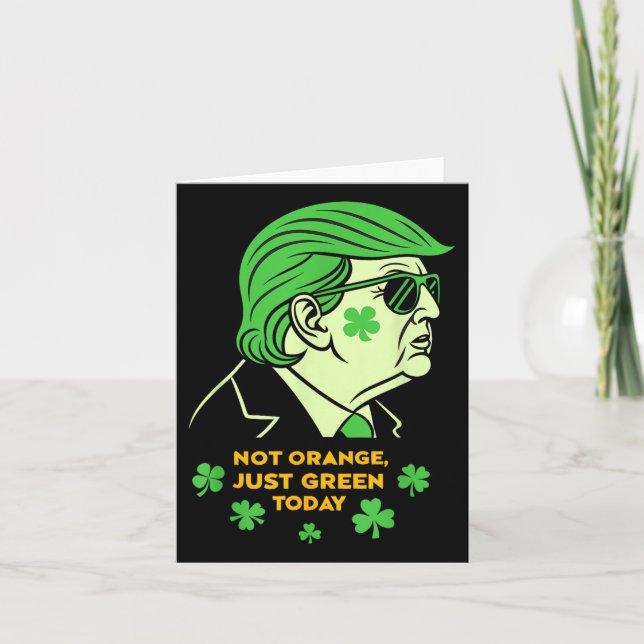 Carte Pas orange, juste irlandais aujourd'hui – St. Patr (Devant)