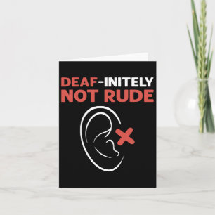 Carte Pas Rude. Langue des signes de la main de l'Asl Fi