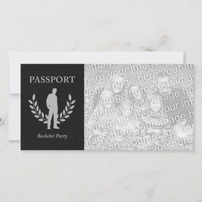 Carte passeport de la partie célibataire (Devant)