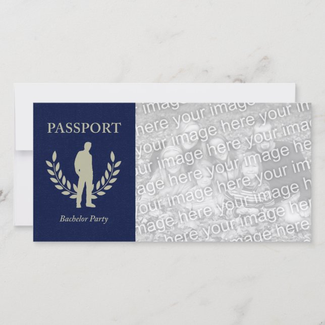 Carte passeport de la partie célibataire (Devant)