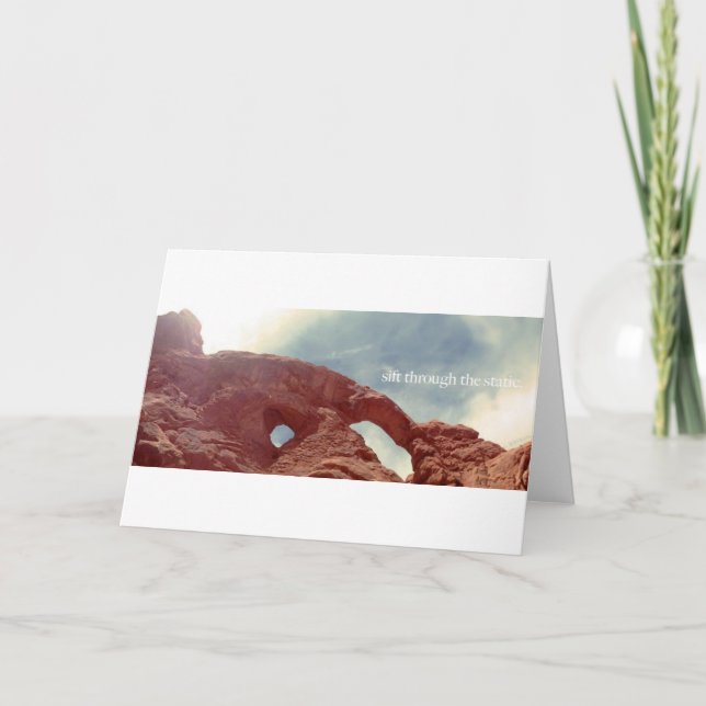 Carte passer à travers la statique (Devant)