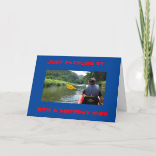 CARTE **PASSER À VOUS SOUHAITER UN JOLI ANNIVERSAIRE**