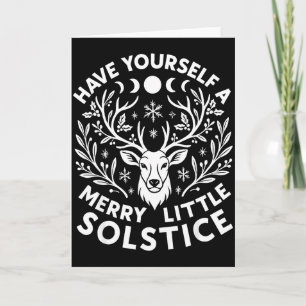 Carte Passez un joyeux petit solstice de Noël Pa