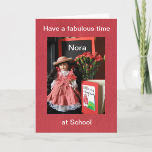 Carte Passez un moment fabuleux à l'école Nora a un fabu