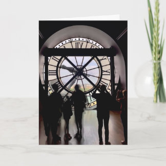 Carte Passing the time at the Musée d'Orsay