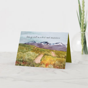Carte Passons du temps ensemble Désert romantique