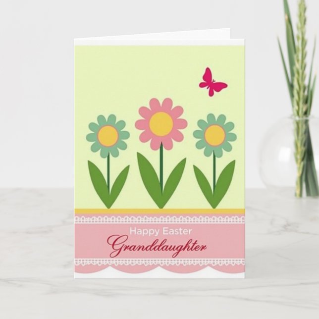 Carte Pastel Floral Easter Card (Devant)
