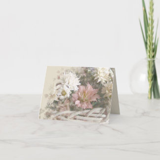 Carte Pastel Floral Note