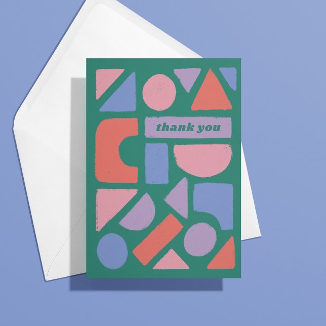 Carte Pastel forme le Merci pour ce que vous avez fait (Créateur téléchargé)