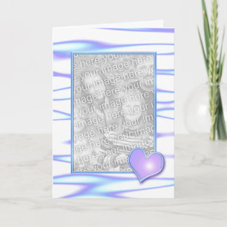 Carte Pastel Heart Design (cadre photo)