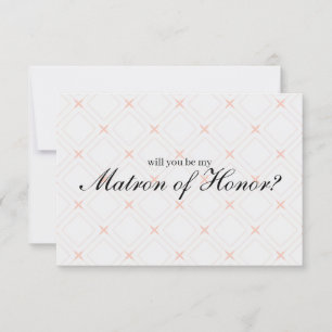 Carte Pastel Peach Cream Serez-vous mon maître d'honneur