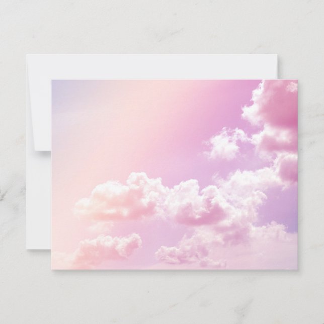 Carte Pastel Rainbow Cloudescape (Devant)
