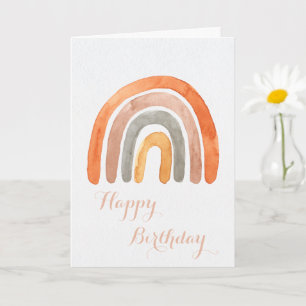 Carte Pastel Rainbow   Joyeux anniversaire 