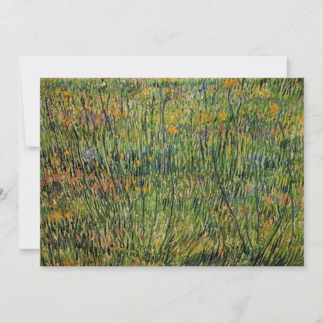 Carte Pasture en fleurs par Vincent van Gogh (Devant)
