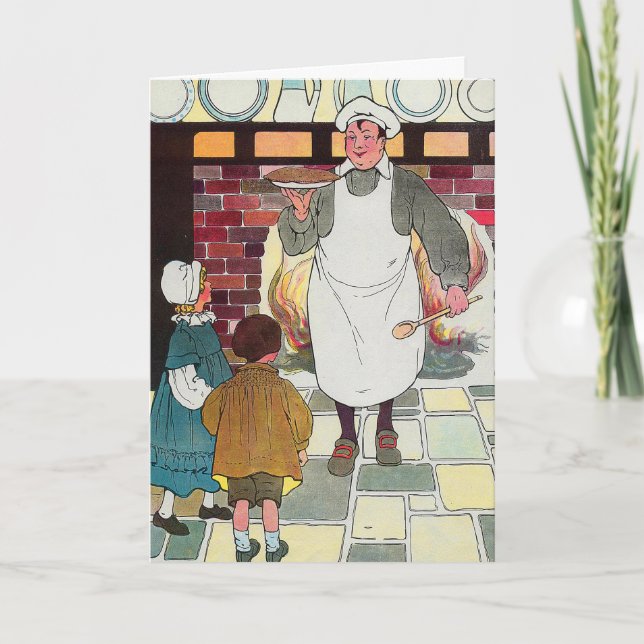 Carte Pat-a-cake, pat-a-cake, l'homme de Baker (Devant)