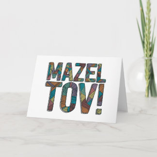 Carte Patchwork de Mazel Tov multi