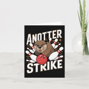 Carte Pâte à bascule drôle - Anotter Strike Otter