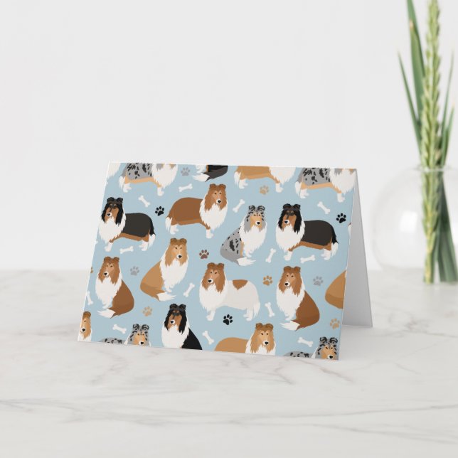 Carte Pâtes et os de collie rugueux (Devant)