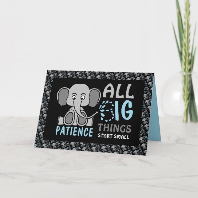 Carte Patience des éléphants (Devant)