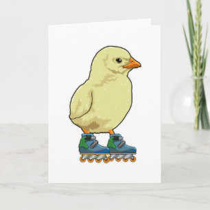 Carte Patinage en ligne avec patins en ligne