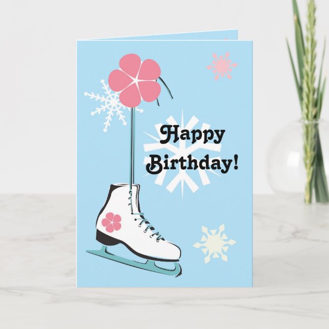 Carte Patinage sur glace (Devant)