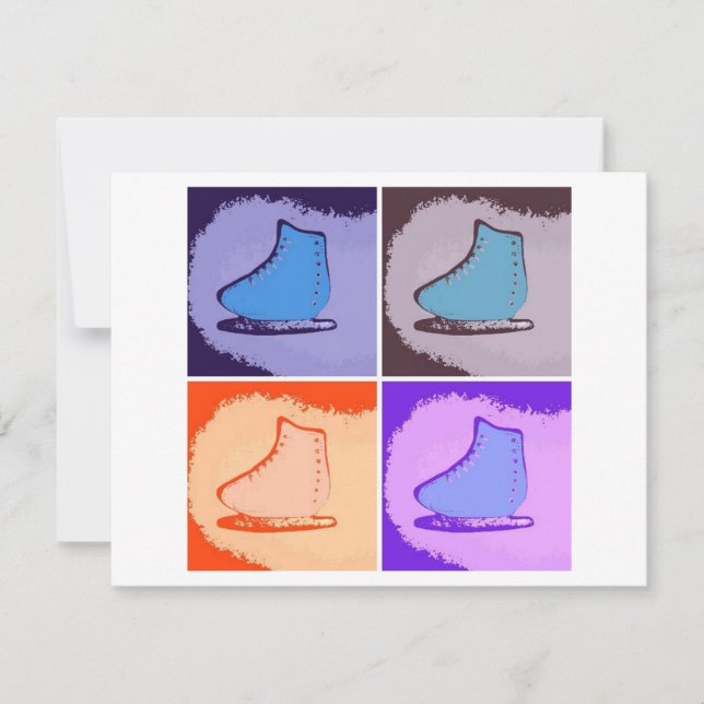 Carte Patinage sur glace (Devant)