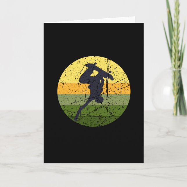 Carte Patinage vintage (Devant)