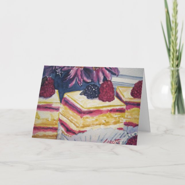 Carte Pâtisserie dessert (Devant)