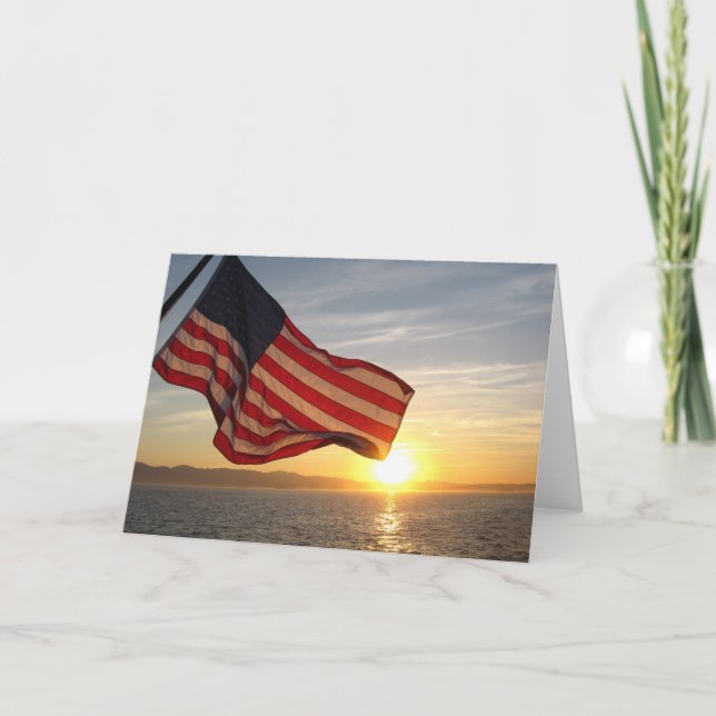 Carte Patriotic Greetings (Devant)