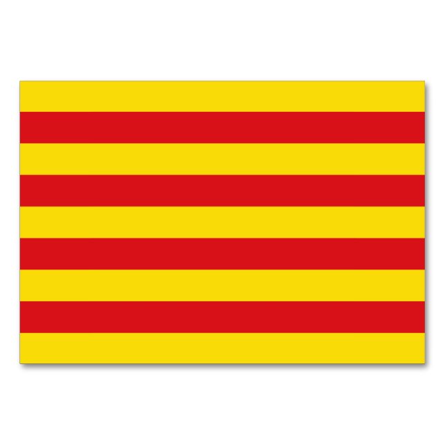 Carte Patriotique avec Drapeau de Catalogne, Espag (Devant)