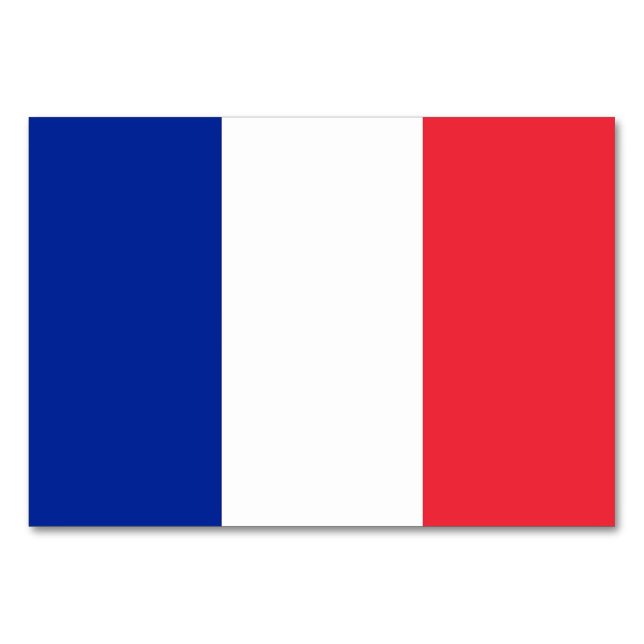 Carte patriotique avec Drapeau de France (Devant)