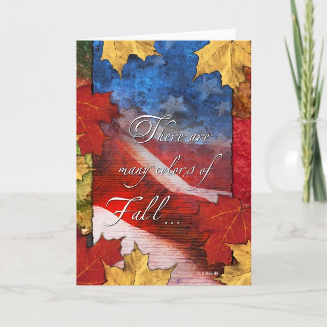 Carte patriotique de thanksgiving (Devant)