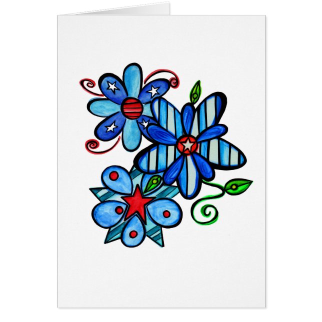 Carte patriotique - masquez à l'intérieur. (Devant)