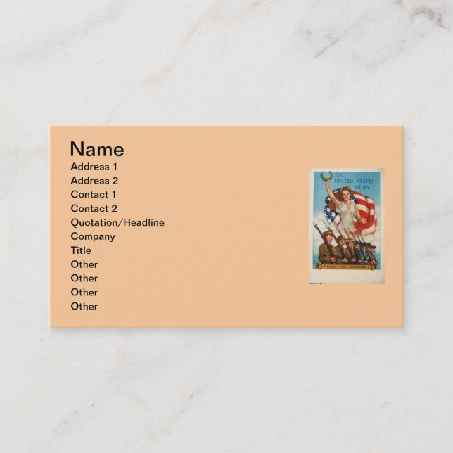 Carte Patriotique Poster Buster (Devant)