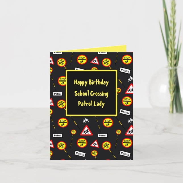 Carte Patrouille d'anniversaire heureuse (Devant)