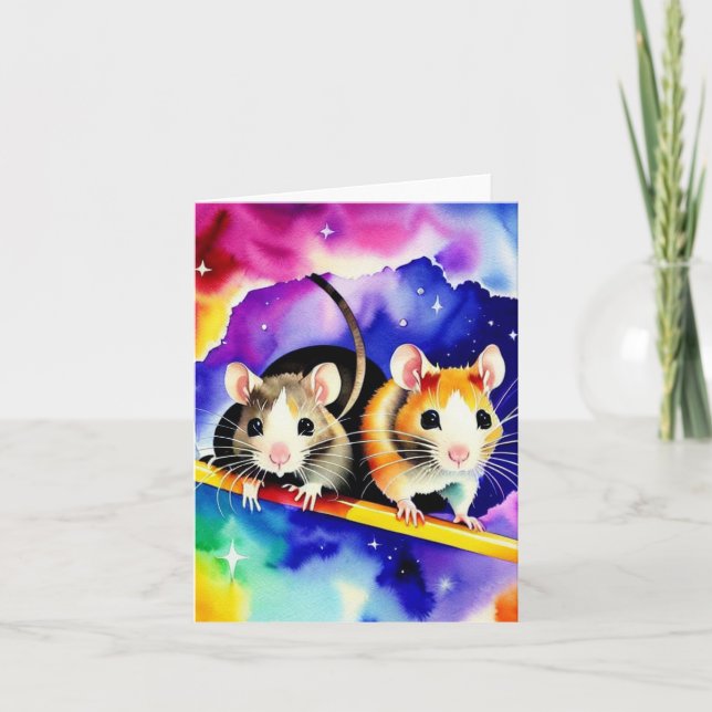 Carte Patrouilles d'animaux spatiaux I (Devant)