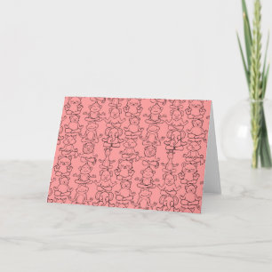 Carte Patter les yoga poses   Yoga seamless pattern 17
