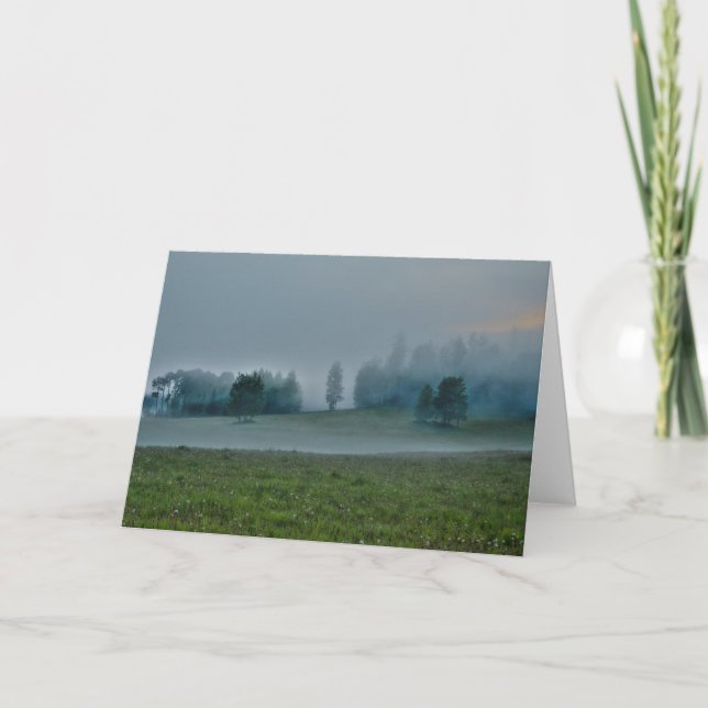 Carte Pâturage de Dieu, Forêt de Misty et paysage de nat (Devant)