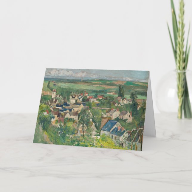 Carte Paul Cezanne - Auvers, Vue panoramique (Devant)