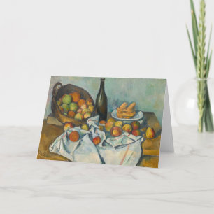 Carte Paul Cezanne - Le panier des pommes