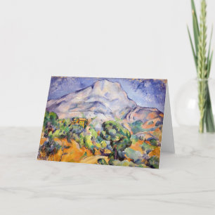 Carte Paul Cezanne - Mont Sainte-Victoire, Route de la T