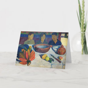 Carte Paul Gauguin - Le Repas / Les Bananes