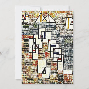 Carte Paul Klee art - Côte de Provence