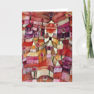 Carte Paul Klee - Jardin de roses