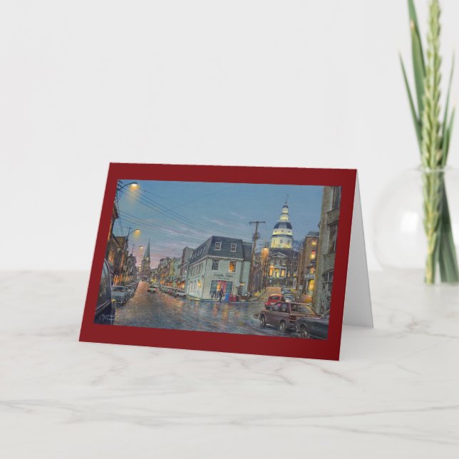 Carte Paul McGehee "Annapolis Main Street Memories (Devant)