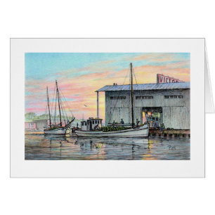 Carte Paul McGehee "Baltimore Harbour-The Long Doc