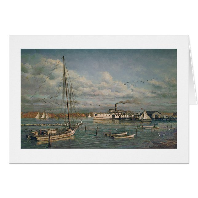 Carte Paul McGehee "Bay Country Landing" (Devant Horizontal)