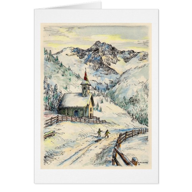 Carte Paul McGehee "Chapelle Zallinger" (Devant)