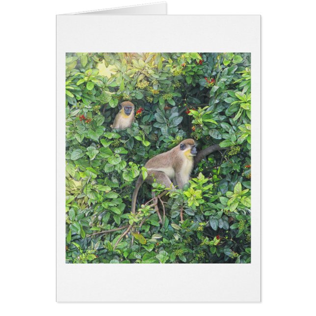 Carte Paul McGehee "Monkeying Around" (Devant)